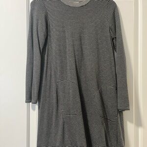 Striped Navy and Grey Sporty Dress from Jill